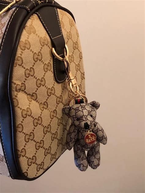 gucci bear keychain|gucci keychain price.